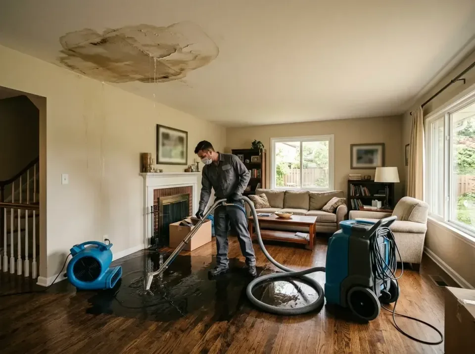 attic-pipe-burst-ceiling-drip-008 — frequently asked questions, Water Damage Restoration & Carpet Care in Alexandria, KY